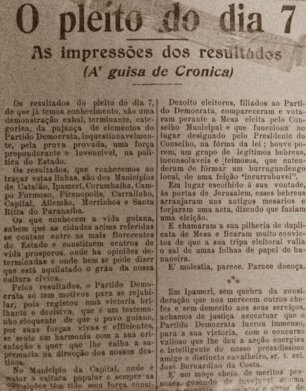 Jornal Sul de Goiaz, 22 de setembro de 1916 (1)