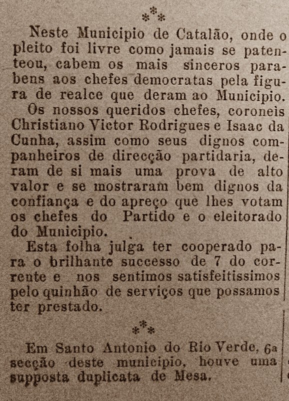 Jornal Sul de Goiaz, 22 de setembro de 1916 (2)