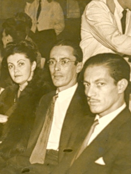 Maria Izabel, João Netto de Campos e Silvio Netto de Campos